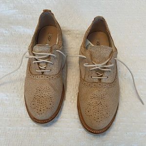 UGG leather oxfords